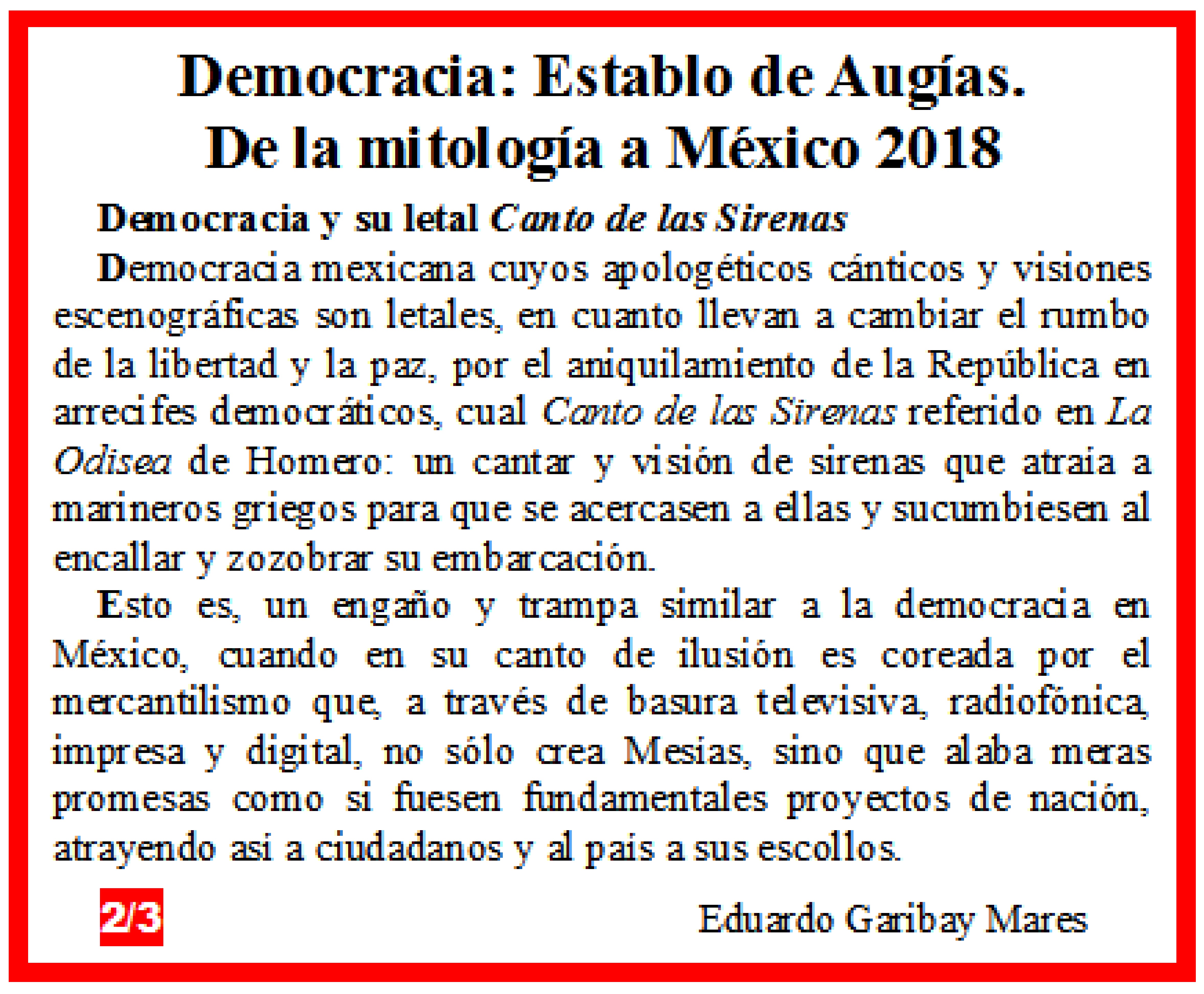 Democracia Mexicana 2