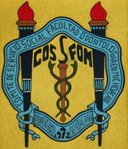Comité de Servicio Social de la Facultad de Odontología en Michoacán, COSSFOM, fundado en 1972 por Eduardo Garibay Mares en la Universidad Michoacana de San Nicolás de Hidalgo, UMSNH