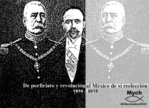 De porfiriato y revolucion al Mexico de si reeleccion. 1910-2015. Mych