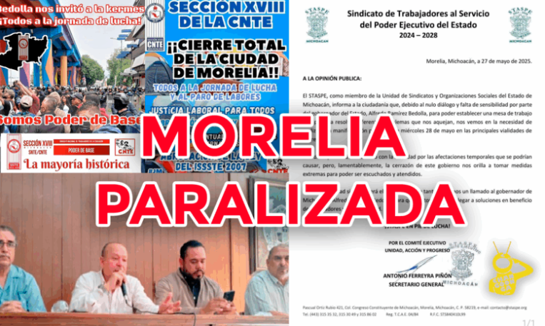 Análisis: Morelia y sus viejos fantasmas en un día de bloqueos